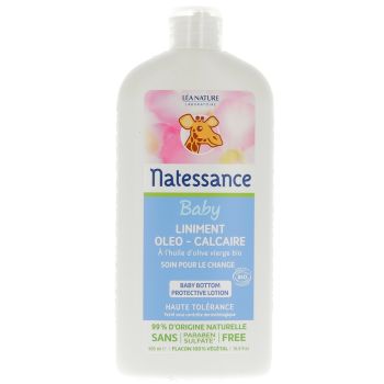 Ol&eacute;oliniment soin et toilette Natessance - flacon 500 ml