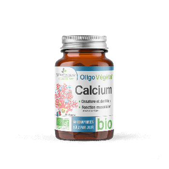 OligoV&eacute;g&eacute;tal Calcium bio 3 Ch&ecirc;nes - pot de 60 comprim&eacute;s
