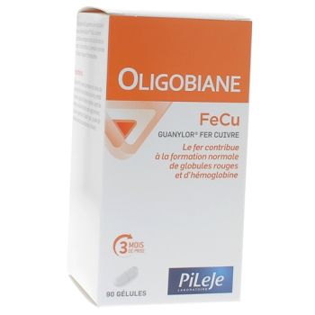 Oligobiane FeCu fer cuivre PileJe - bo&icirc;te de 90 g&eacute;lules