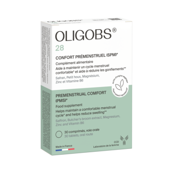 Oligobs 28 Confort pr&eacute;menstruel CCD - bo&icirc;te de 30 comprim&eacute;s