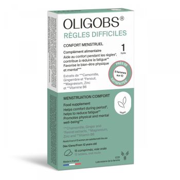 Oligobs r&egrave;gles difficiles CCD - bo&icirc;te de 15 comprim&eacute;s