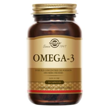 Om&eacute;ga 3 Solgar - pot de 30 capsules