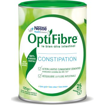 OptiFibre Poudre anti-constipation Nestl&eacute; - pot de 125 g