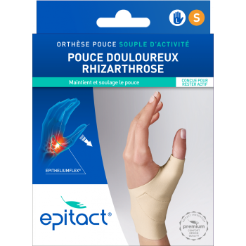 Orth&egrave;se souple Pouce Gauche taille S Epitact - 1 unit&eacute;
