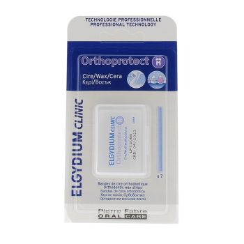 Orthoprotect Bandes de cire orthodontique Elgydium clinic - boîte de 7 bandes de cire