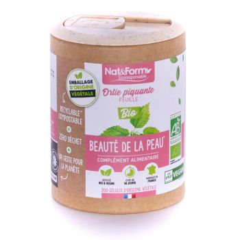 Ortie piquante feuille Bio Ecoresponsable Nat&Form - boite de 200 g&eacute;lules