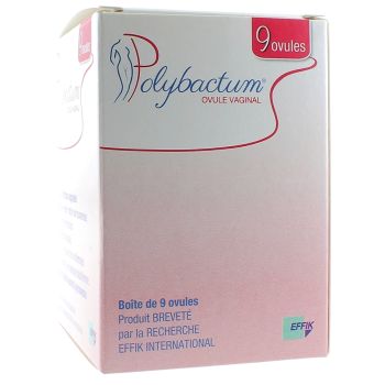 Ovule Vaginal Polybactum Effik - bo&icirc;te de 9 ovules