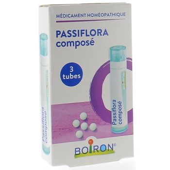PASSIFLORA compos&eacute; granules Boiron - 3 tubes de 4g
