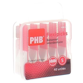 PHB Flexipicks B&acirc;tonnet interdentaire Crinex - bo&icirc;te de 40 unit&eacute;s