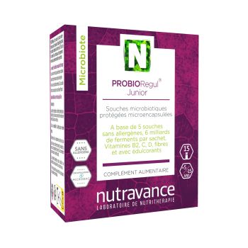 PROBIORegul Junior Nutravance - bo&icirc;te de 15 sticks