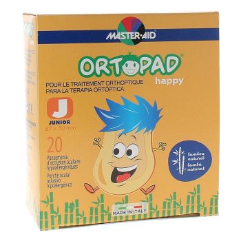 Pansement ophtalmique Happy Ortopad - bo&icirc;te de 20 pansements
