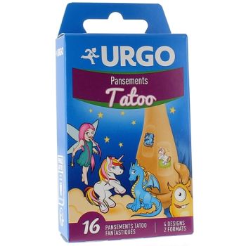 Pansements Tatoo pour enfants Urgo - bo&icirc;te de 16 pansements