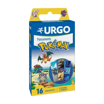 Pansements enfants Pok&eacute;mon Urgo - bo&icirc;te de 16 pansements