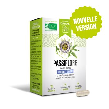 Passiflore bio sommeil stress Dayang - bo&icirc;te de 15 g&eacute;lules