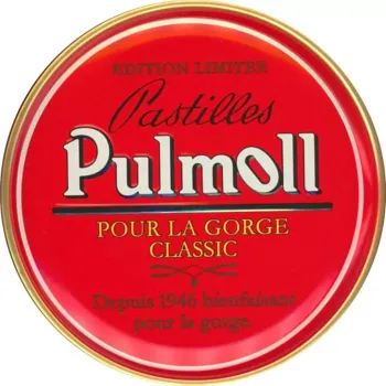 Pastilles Classic &eacute;dition r&eacute;tro Pulmoll - bo&icirc;te de 75 g