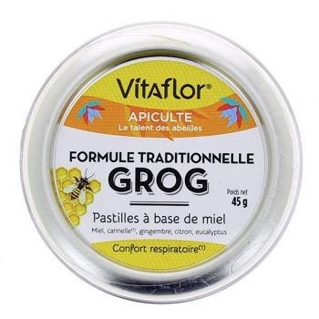 Pastilles Grog Vitaflor - bo&icirc;te de 45gr