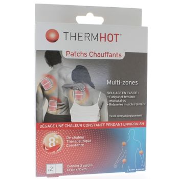 Patchs chauffant multi-zones Therm&deg;hot - bo&icirc;te de 2 patchs