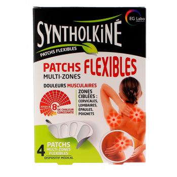 Patchs chauffants flexibles multi-zones Syntholkin&eacute; - boite de 4 patchs