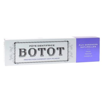 P&acirc;te dentifrice figue menthe cannelle Botot - tube de 75 ml