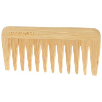 Peigne d&eacute;m&ecirc;loir sans manche et &agrave; dents larges Cap Bambou - un peigne