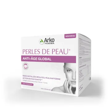 Perles de peau anti-&acirc;ge global Arkopharma - boite de 60 sticks