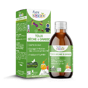 Petit Ch&ecirc;ne Toux s&egrave;che & grasse Les 3 Ch&ecirc;nes - flacon de 140ml