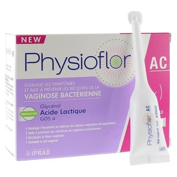 Physioflor AC vaginose bact&eacute;rienne Iprad sant&eacute; - boite de 8 unidoses