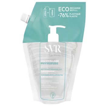 Physiopure Eau micellaire SVR - &eacute;co-recharge de 400 ml