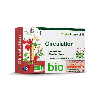 Phyto Aromicell'R bio Circulation Les 3 Ch&ecirc;nes - bo&icirc;te de 20 ampoules de 10ml