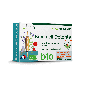 Phyto Aromicell'R bio Sommeil d&eacute;tente Les 3 Ch&ecirc;nes - bo&icirc;te de 20 ampoules de 10ml