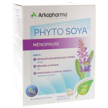 Phyto Soya m&eacute;nopause Arkopharma - bo&icirc;te de 120 g&eacute;lules