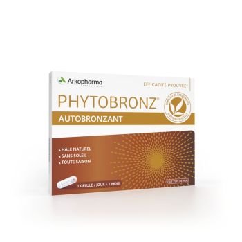 Phytobronz Autobronzant Arkopharma - bo&icirc;te de 30 g&eacute;lules