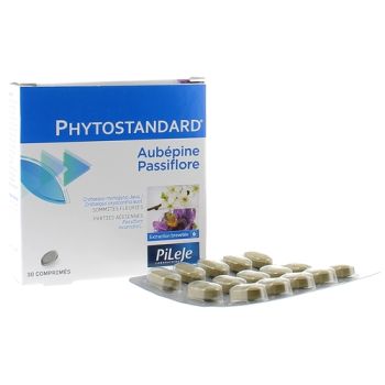 Phytostandard aub&eacute;pine et passiflore Pileje - bo&icirc;te de 30 comprim&eacute;s
