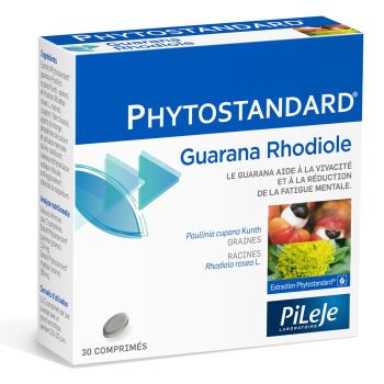 Phytostandard de guarana et de rhodiole Pileje - bo&icirc;te de 30 comprim&eacute;s