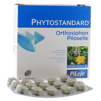 Phytostandard d'orthosiphon et de piloselle Pileje - bo&icirc;te de 30 comprim&eacute;s