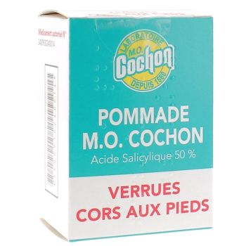 Pommade cochon verrues cors aux pieds - pot de 10 g