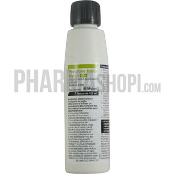 Povidone iodee Mylan 10% solution pour application cutan&eacute;e - Flacon 125 ml