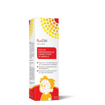 PoxClin Mousse rafra&icirc;chissante varicelle PediAct - tube de 100 ml