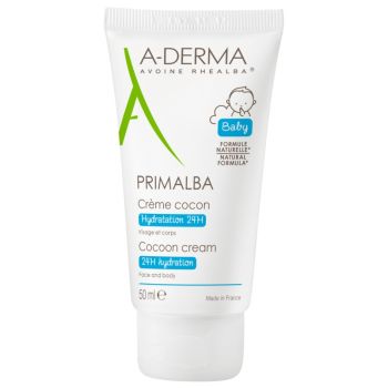 Primalba cr&egrave;me cocon hydratation 24h A-Derma - tube de 50 ml