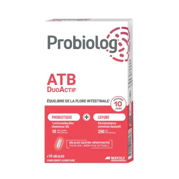 Probiolog ATB DuoACtif Mayoly Spindler - bo&icirc;te de 10 g&eacute;lules