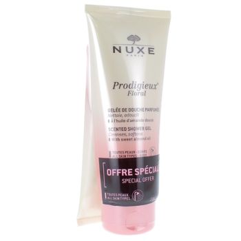 Prodigieux Floral Gel&eacute;e de douche d&eacute;licate Nuxe - lot de 2 tubes de 200 ml