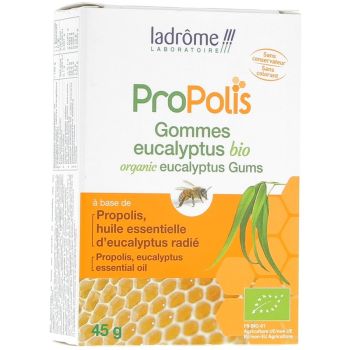 Propolis gommes eucalyptus bio Ladr&ocirc;me - Boite de 45 g
