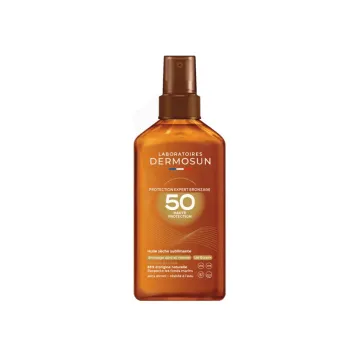 Protection expert bronzage huile s&egrave;che sublimante SPF50 Dermosun - spray de 125ml