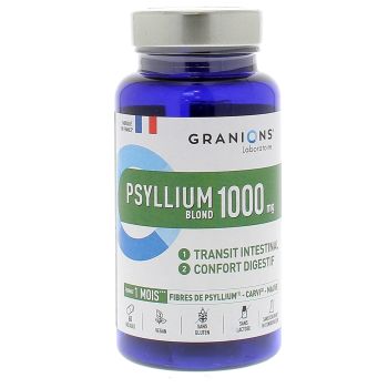 Psyllium blond 1000mg Granions - bo&icirc;te de 60 g&eacute;lules