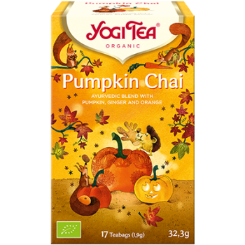 Pumpkin Cha&iuml; bio infusion Yogi Tea - boite de 17 sachets