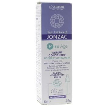 Pure Age S&eacute;rum concentr&eacute; correcteur global Eau thermale Jonzac - flacon de 30ml