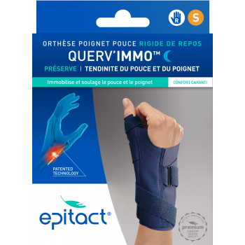 Querv'Immo Orth&egrave;se rigide de repos poignet pouce Epitact - une orth&egrave;se
