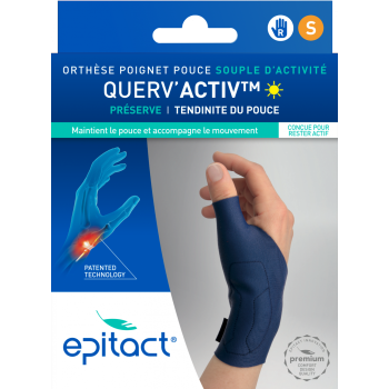 Querv'activ Orth&egrave;se de poignet pouce souple d'activit&eacute; Epitact - 1 orth&egrave;se