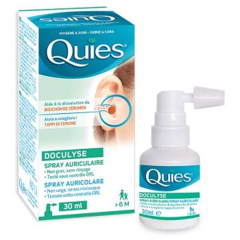 Doculyse anti-bouchon de c&eacute;rumen Quies - spray de 30 ml