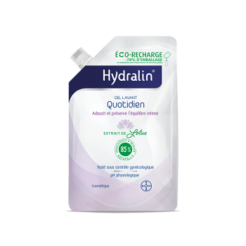 Quotidien Gel lavant Hydralin - &eacute;co-recharge de 400ml